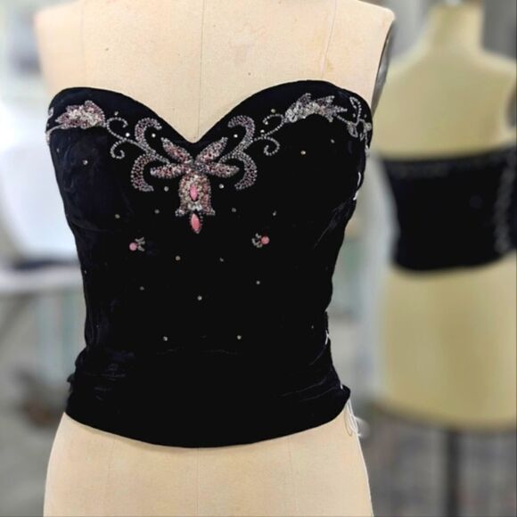 Vintage Nicholas Ungar Sweetheart Strapless Top - Picture 2 of 6